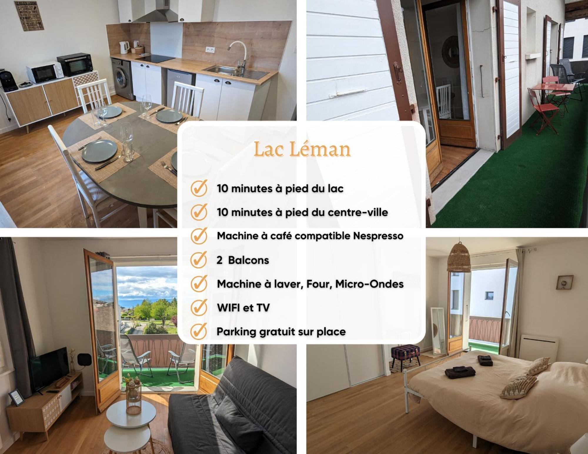 Cosy Et Moderne - Lac Leman 또농-레-방 외부 사진