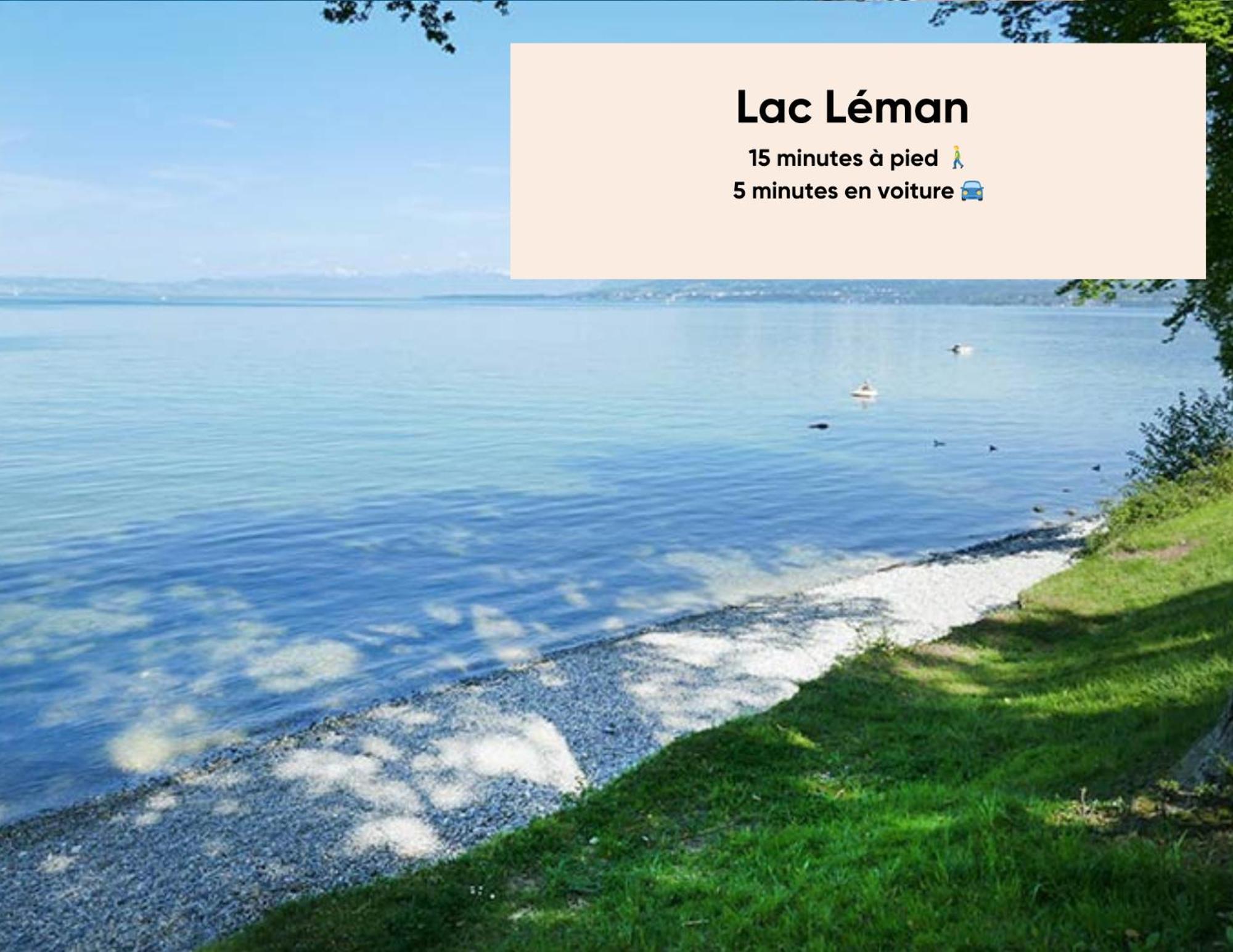 Cosy Et Moderne - Lac Leman 또농-레-방 외부 사진